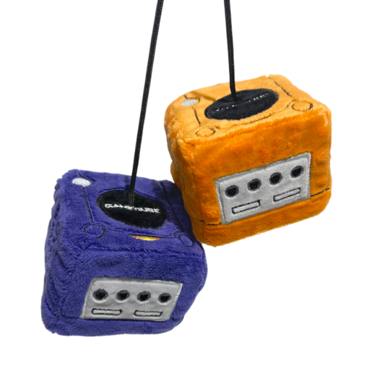 "THE CUBE" (fuzzy dice pair)