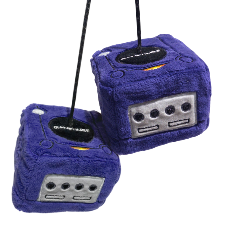 "THE CUBE" (fuzzy dice pair)