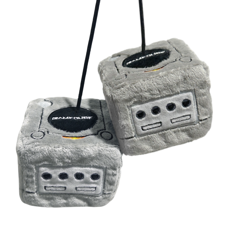 "THE CUBE" (fuzzy dice pair)